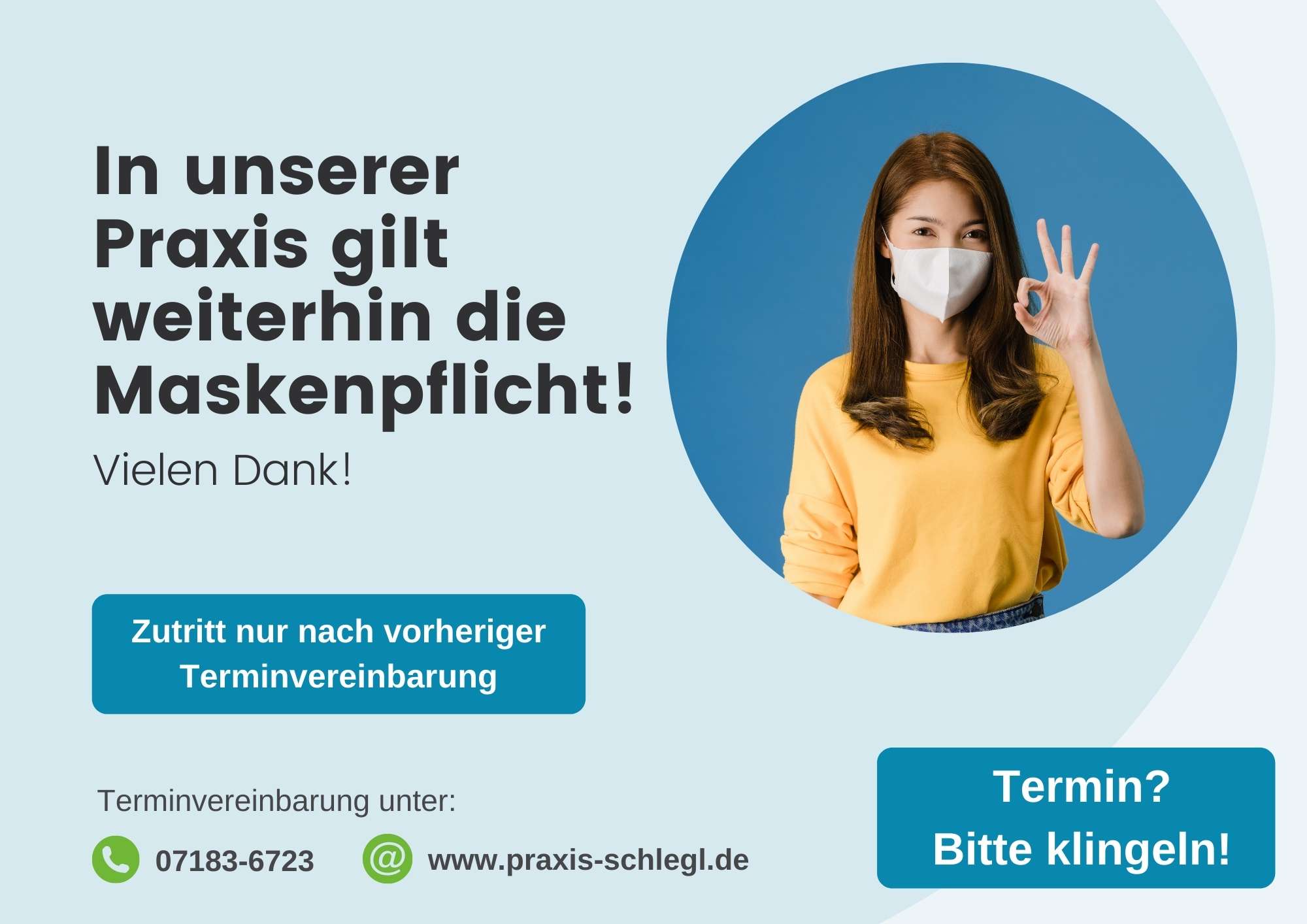 Maskenpflicht weiterhin gültig